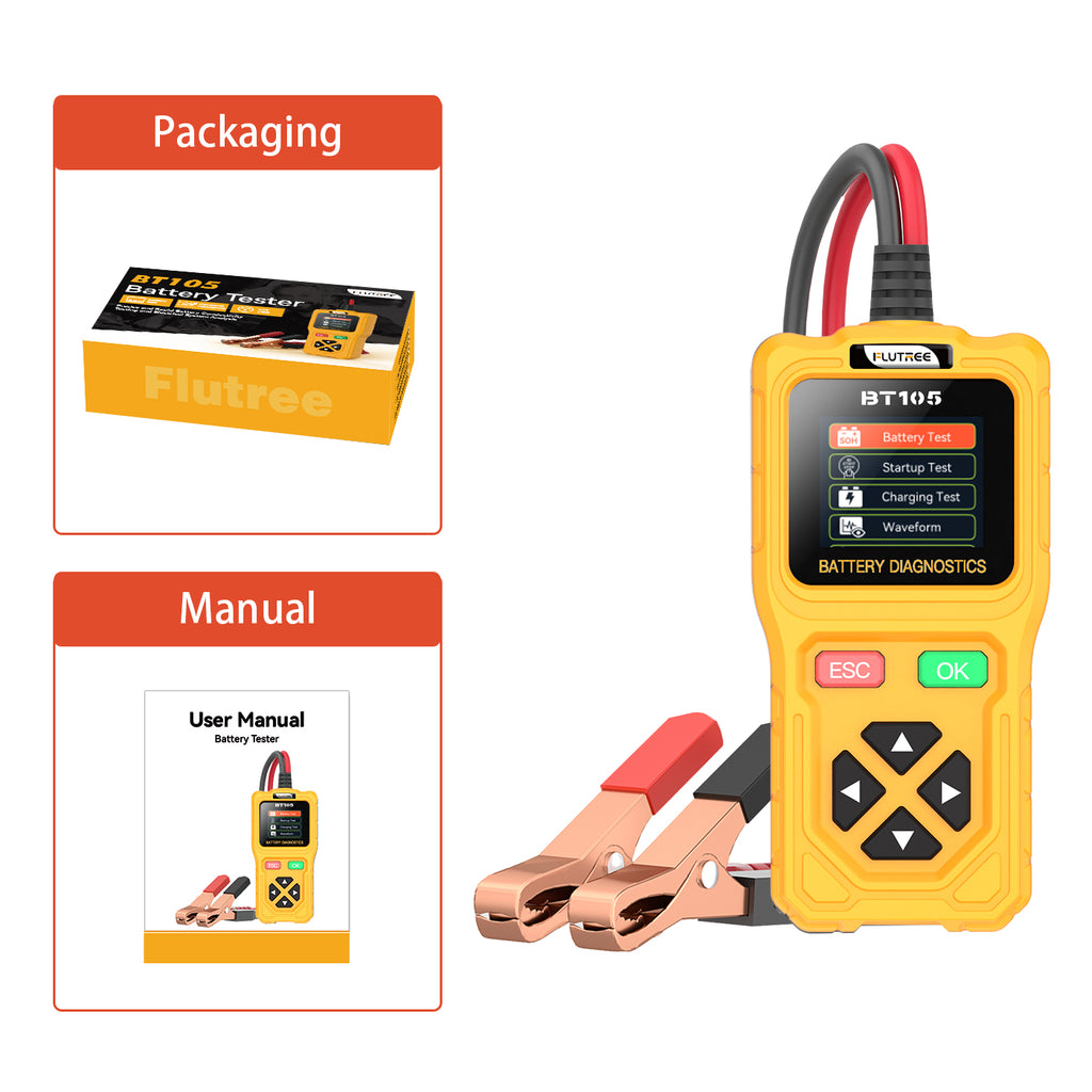 BT105 12V/24V Battery Diagnostic Tool