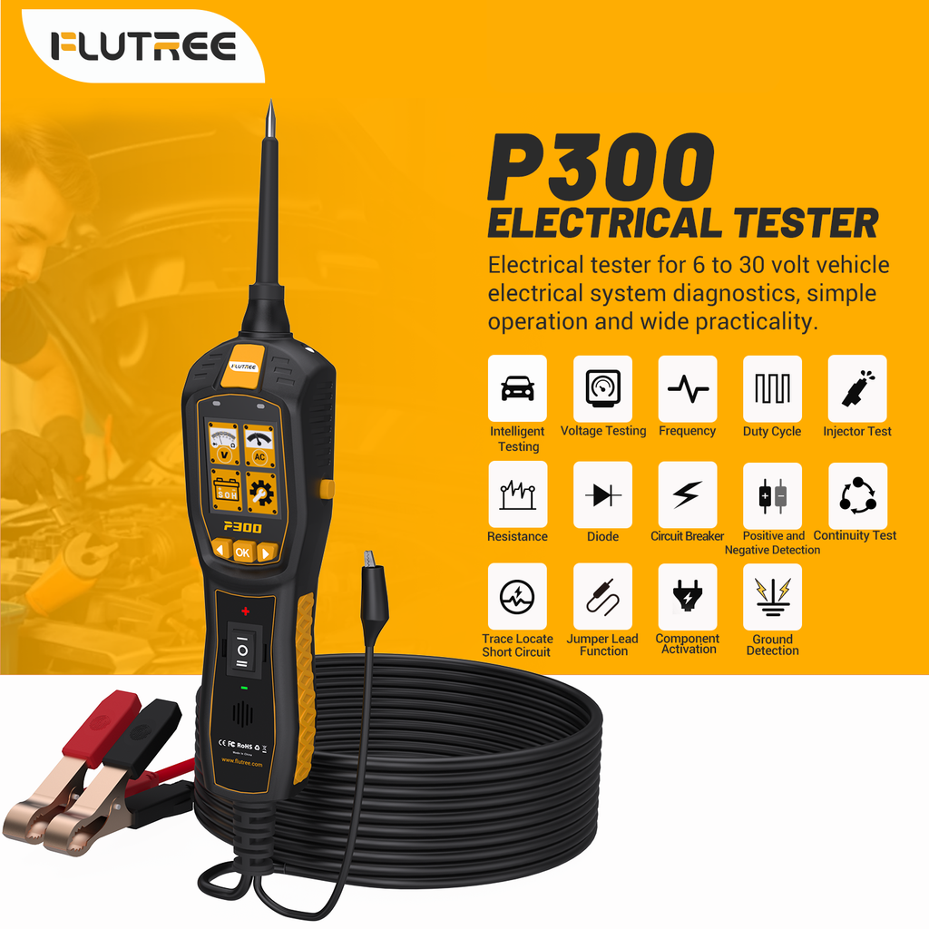 FLUTREE P300 Vehicle Electrical System Tester