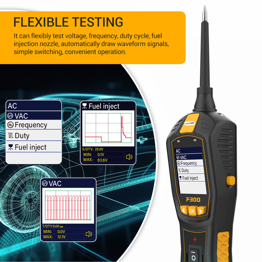 FLUTREE P300 Vehicle Electrical System Tester