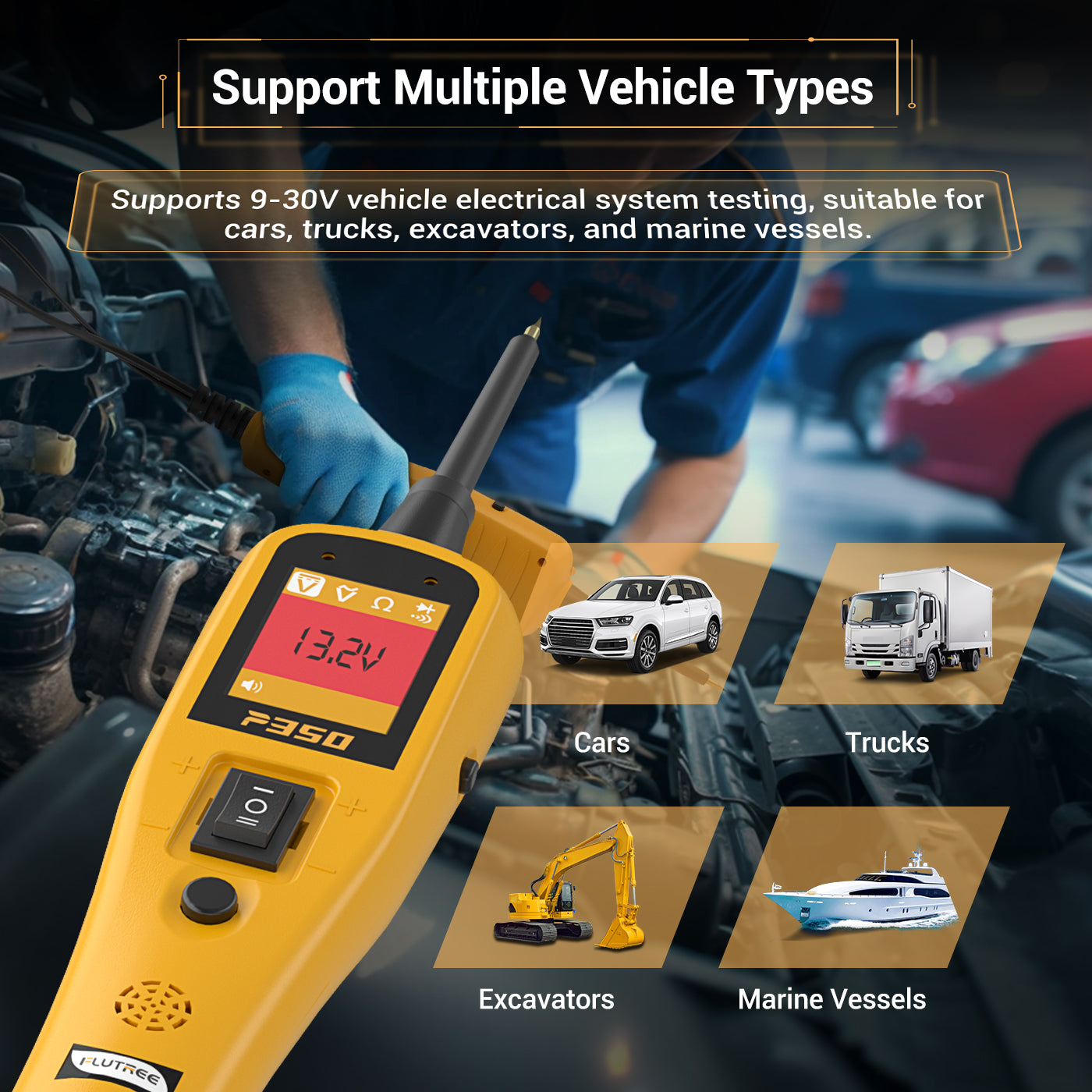 FLUTREE P350 Automotive Circuit Tester