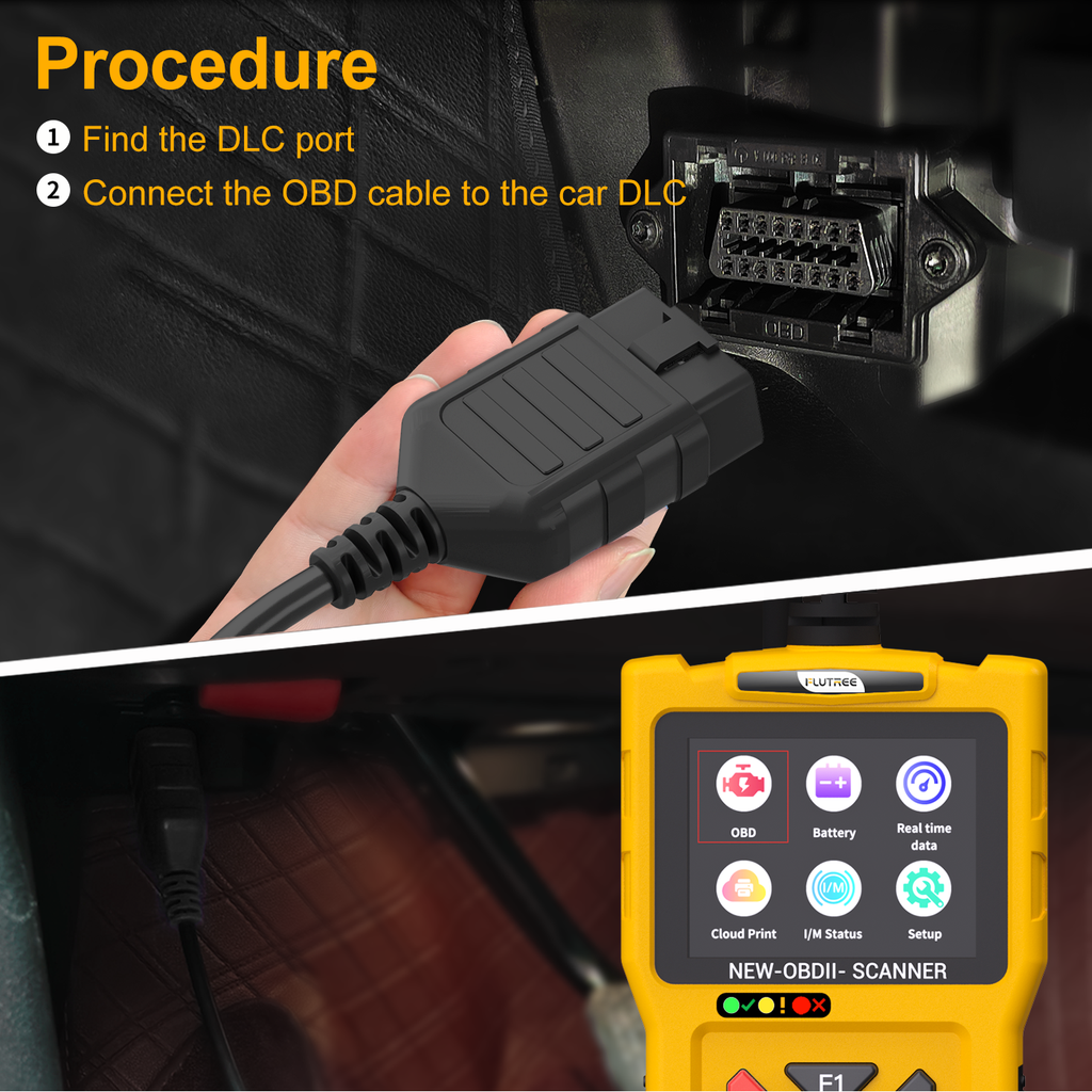 FLUTREE T600 Professional OBDII Car Scanner