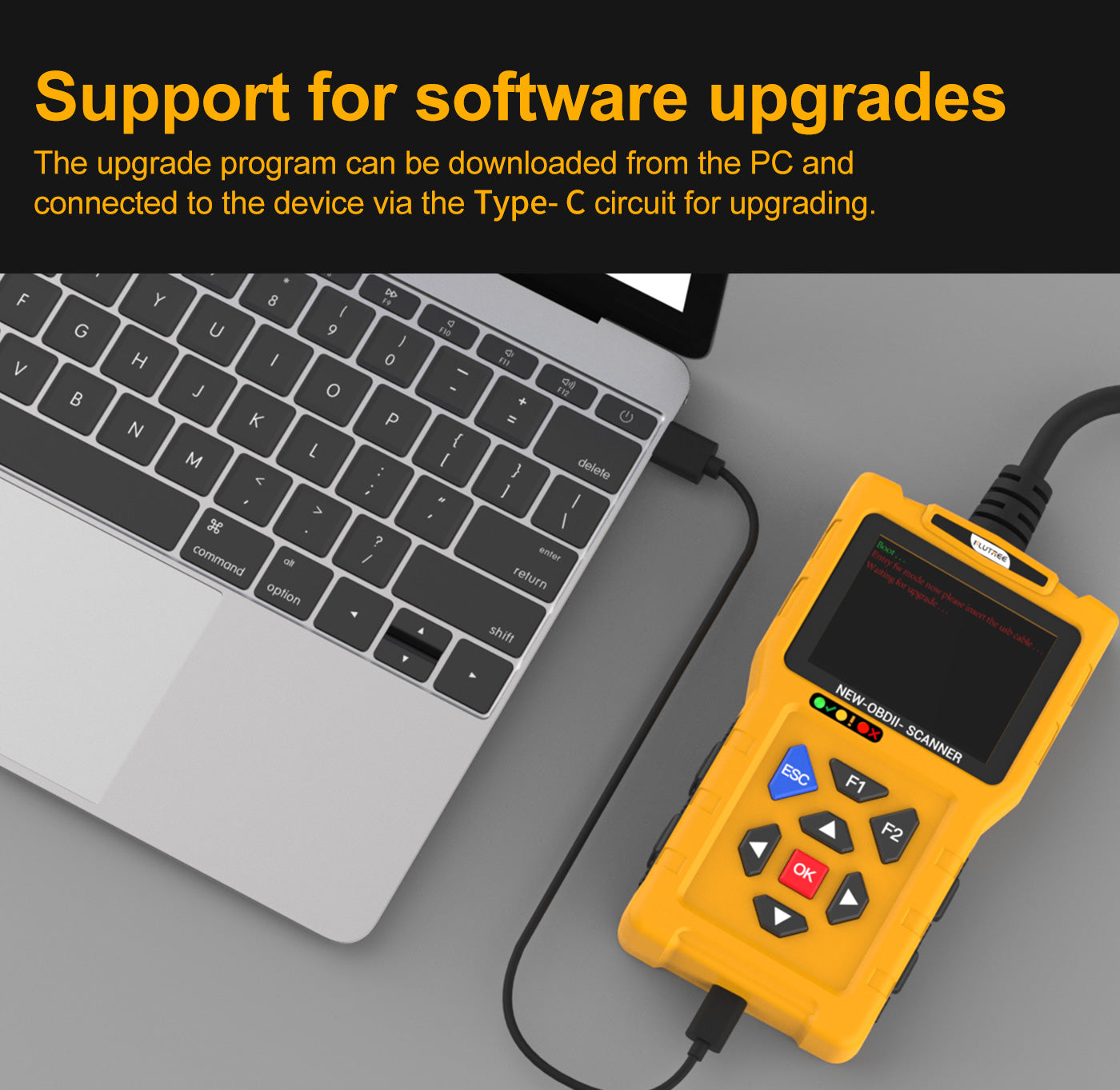 FLUTREE T600 Professional OBDII Car Scanner